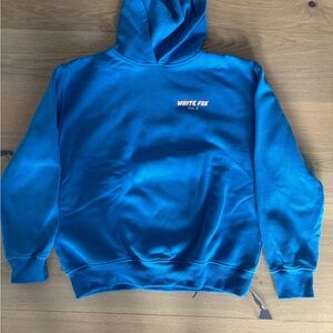 White fox hoodie